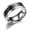Silver, variant on Health Monitoring Rings with Innovative Temperature Change Feature Waterproof Jewelry Stainless Steel Finger Accessory