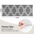 thumbnail image 5 of Gray Geometric Pattern Kitchen Rug Mat,Kitchen Runner Rugs Non Skid Washable,Decorative Kitchen Floor Mats for Kitchen,Sink,Laundry,17"X47", 5 of 5
