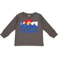thumbnail image 3 of Inktastic Colorado Flag and Skyline Boys or Girls Long Sleeve Toddler T-Shirt, 3 of 5