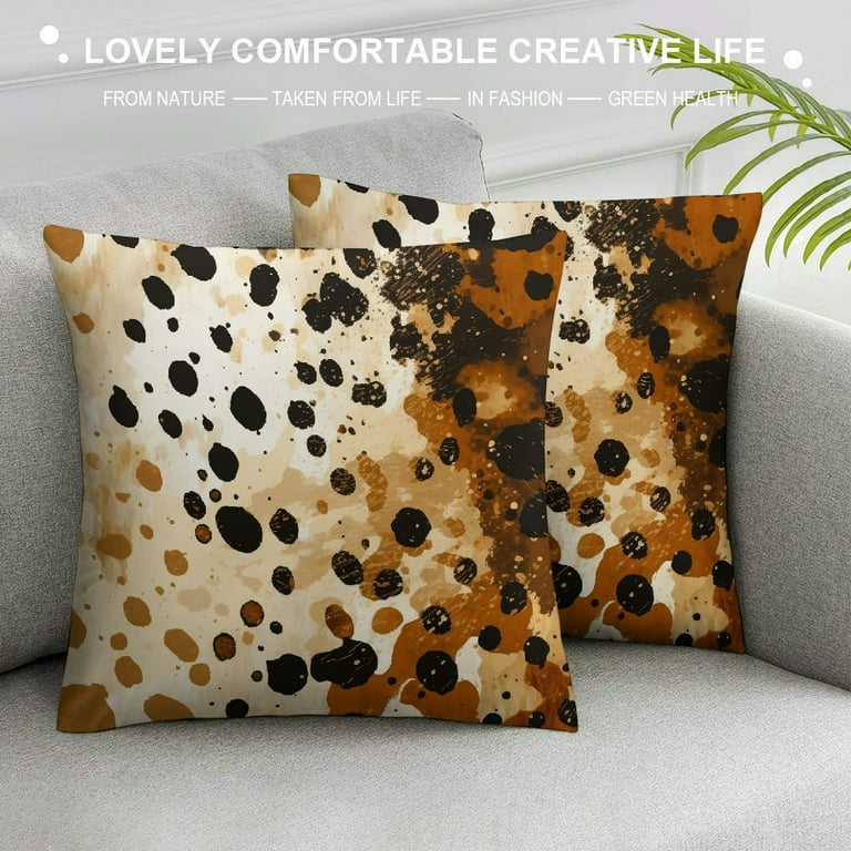 Cow print pillow covers sale