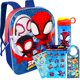 thumbnail image 1 of Mochila Marvel Spiderman para niños de 4 a 8 años con accesorios, 1 of 7