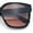 Black Burgundy Grey - Burgundy, variant on Womens Inset Lens Large Plastic Rectangle Horn Rim Marble Inlay Sunglasses Black Brown Grey - Smoke