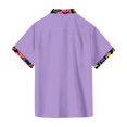 thumbnail image 5 of Hawaiian Shirt For Men, Men's Vintage Button Down Bowling Shirts Short Sleeve Summer Beach Shirt M, 5 of 5