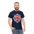 thumbnail image 5 of Rose Asymmetrical Unisex Heavy Cotton Tee, 5 of 12