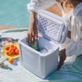 thumbnail image 3 of RTIC 8 QT Hard-Sided Personal Cooler, Fits 12 Cans, Road Trip, Marine/Fresh Mint, 3 of 9