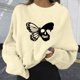 thumbnail image 2 of Tops para mujer, camisas, blusas, elegantes, informales, camisas de manga larga, estampado de moda, cuello redondo, camiseta suelta, blusa de otoño, jersey Odeerbi ODB-5, 2 of 8