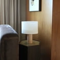 thumbnail image 5 of Brightech Mia 15.75" Midcentury LED Table Lamp with Maple Wood Base, 5 of 8