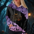 thumbnail image 2 of Godom Pumpkin Hooded for Women Fall Y2K Hoodies Halloween Pumpkin Face Graphic Winter Sweatshirt Long Sleeve Pullover, 2 of 6