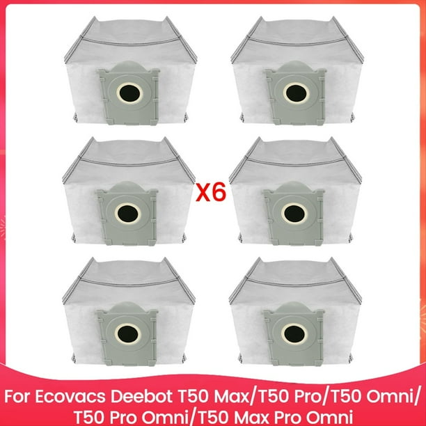 Bolsas de Repuesto para Aspiradora para T50 Max/T50 Pro/T50 Omni/T50 Pro Omni/T50 Omni (6 Unidades)