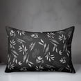 thumbnail image 3 of Creative Products Gray Botanical Pattern 20 x 14 Spun Poly Pillow, 3 of 3