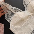 thumbnail image 6 of hotojiny Women's Bra Cute Lace Bralette Padded Underwire Everyday Bra Wide Strap Full Coverage Comfortable Bra, 6 of 7