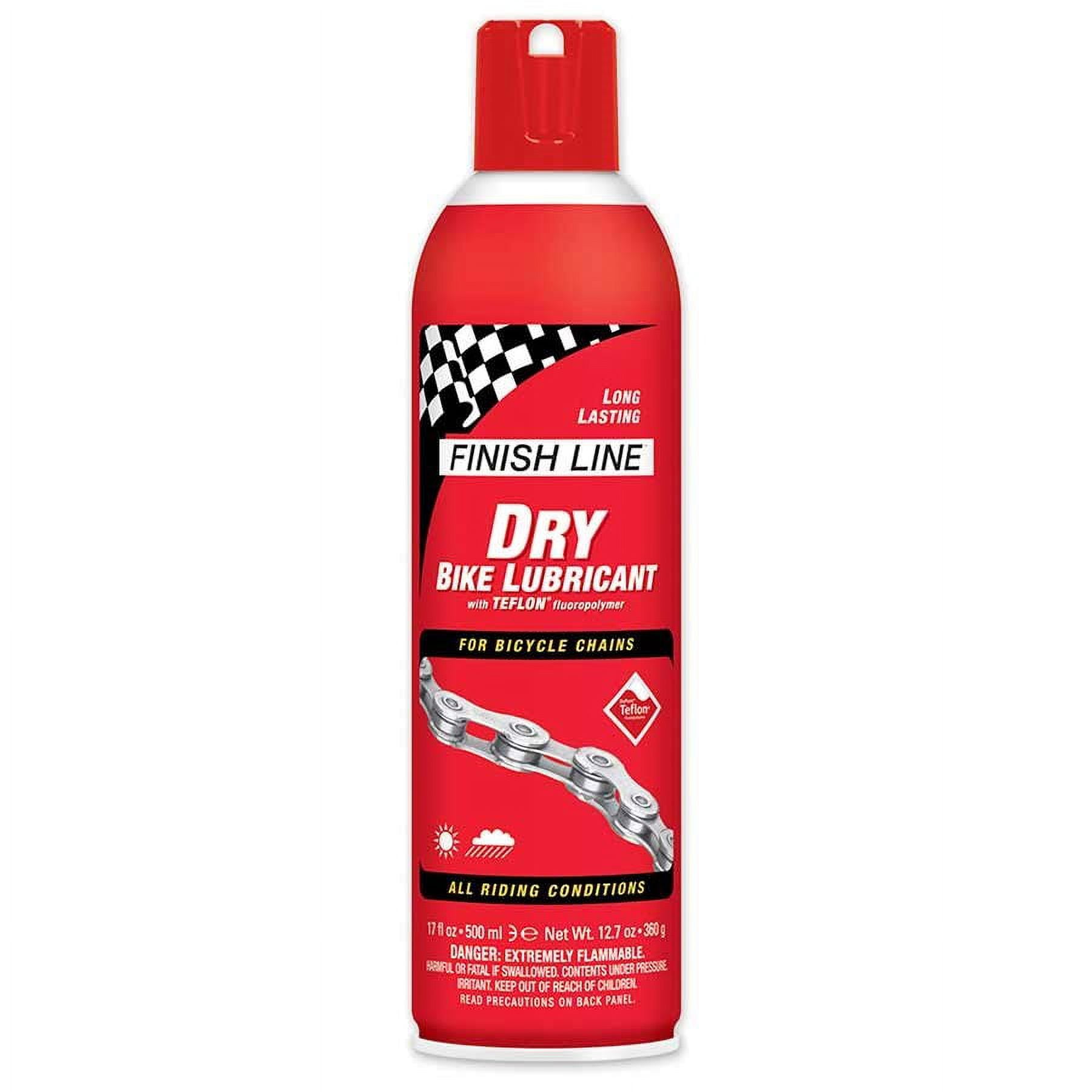 Finish Line DRY Teflon Bicycle Chain Lube 4 Oz. Squeeze Bottle