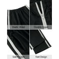 thumbnail image 2 of FEOYA Mens Tear Away Pants Zipper Basketball Sports Joggers Train Trousers Cotton Straight Leg Sweatpants Elastic Waist with 2 Pockets for Gym Running Athletic Workout, 2 of 6