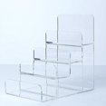 thumbnail image 4 of AMERTEER Transparent Acrylic Wallet Display Stand Holder Handbag Purse Display Stand for Retail/Shop   5 Tiers, 4 of 9