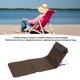 thumbnail image 3 of Tumbona Cómoda, Portátil, Reclinable, Para Exteriores, Patio, Playa, Césped, Camping, Piscina, Silla de Bronceado, Mochila Plegable Portátil, Sillón de Playa, Estera de Playa, 3 of 7