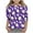 Purple-05, variant on Ugoldhm Girls Casual Shirts Crewneck Baseball Printed 3/4 Sleeve Tops Summer Fall Kids Clothes