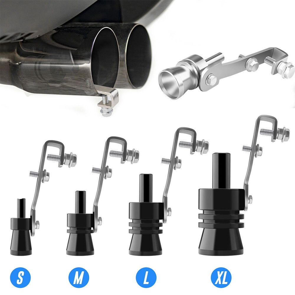 Universal Turbo Sound Exhaust Muffler Pipe Whistle Car Oversized Roar