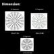 thumbnail image 5 of Mandala Dotting Stencil Tools Kit de Pintura de Ball Stylus Dotting Tools Incluye Plantilla, Bandeja de Pintura (Paquete de 34), 5 of 7