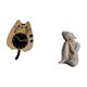 thumbnail image 5 of Reloj De Pared Con Forma De Gato Buda, Adorno Colgante Silencioso, Escultura Para Cocina, Oficina, Jardín, Patio, Estante, Regalo De Inauguración, Decoración Del Hogar, Artesanía Artística, 5 of 8