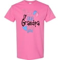thumbnail image 3 of Inktastic Pink or Blue, Grandpa Loves You Footprints and Heart T-Shirt, 3 of 5