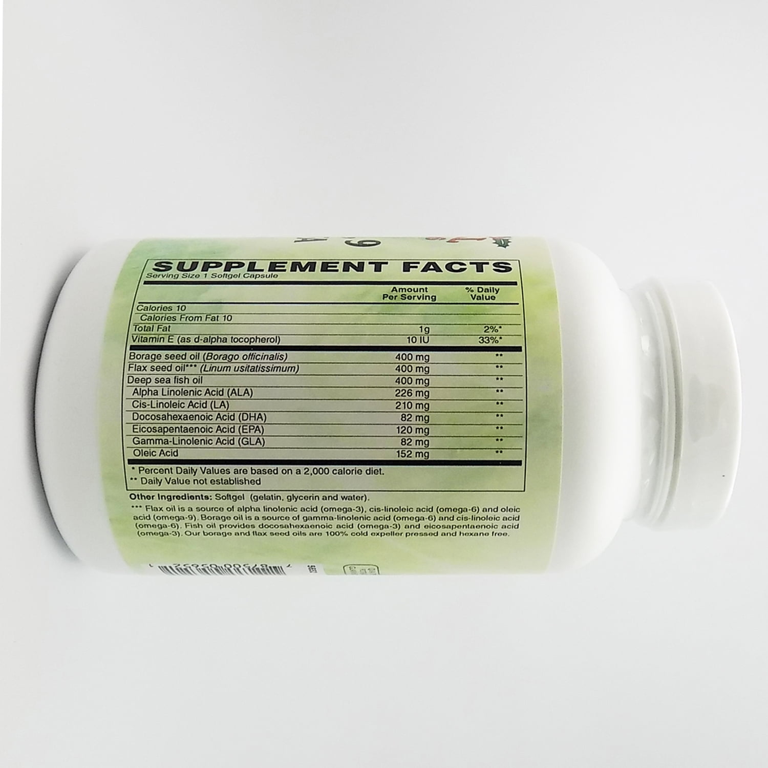 Holly Hill Health Foods, Omega 3-6-9, Hexane Free, 120 Softgels