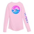 thumbnail image 3 of SCALES Tide Dye Flyer Womens Performance Shirt Light Blue, XLarge Long Sleeve Shirt, 3 of 6