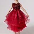 thumbnail image 3 of Robe à Paillettes pour Filles Robe Traînante pour Fille Tutu Robe de Fête d'Anniversaire Robe de Concours, 3 of 3