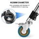 thumbnail image 4 of Juego de ruedas giratorias con soporte en C Selens Heavy Duty de 25 mm con freno, 4 of 6