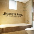 thumbnail image 6 of Decalgeek Removable DIY Wall Sticker Mural Home Decal Decor For Bathroom, 6 of 7