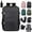 Black With Pump, variant on Lunapack Backpack, Vacuum Back Pack Travel, Expandable Bacpacks