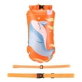 thumbnail image 3 of Boya de natación de Seguridad Cola Bolsa Flotante impermeable con Cinturón ajustable Naranja 45cmx28cm inflable, 3 of 7