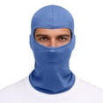 thumbnail image 3 of Domuza Ski Solid-Color Mask for man women, Balaclava Face Cover, Shiesty Mask UV Protector Lightweight for Motorcycle Snowboard Blue One Size, 3 of 3