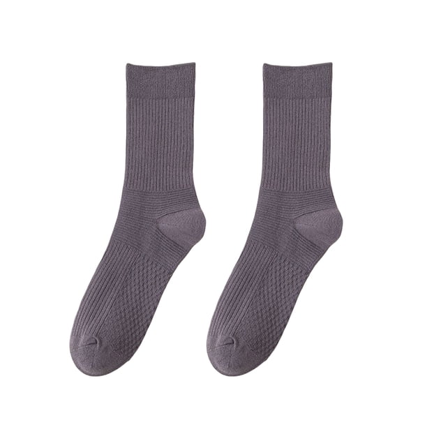 Minnieouse 5 pares de calcetines de otoño algodón de algodón mediano calcetines transpirables calcetines portátiles accesorios de calzado cómodos para Accesorios de calzado Gris oscuro Minnieouse AP013189-04