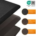 thumbnail image 3 of ZOPZO Cushioned Anti-Fatigue Kitchen Mat, Non-Slip Waterproof Floor Rug, Easy Cleaning, Black, 17 x 28, 3 of 9