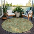 thumbnail image 6 of Addison Rugs Chantille Indoor/Outdoor Transitional Floral Aloe Washable Round Rug, 8' x 8', 6 of 6