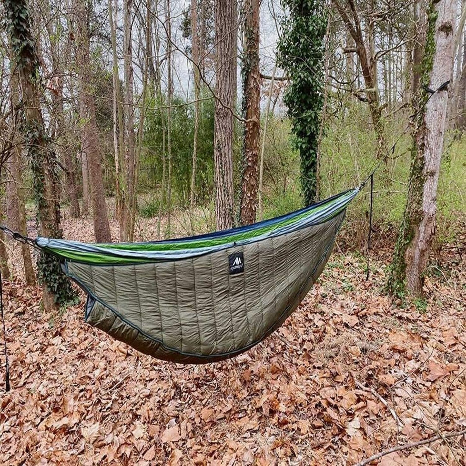 Double Hammock Underquilt Full Length Big Size Under Quilts for Hammocks, Camping Backpacking Essential, Winter Cold Weather Warm UQ Blanket Bottom Insulation
