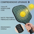 thumbnail image 4 of Pickleball Paddles Set Of 1, Fiberglass Surface, Camouflage Print, 1 Paddle, 2 Balls & Bag, 4 of 5