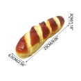 thumbnail image 3 of EGNMCR Home Decor, Room Decor, Wall Decor Simulation Bread Model Fake Shooting Prop Uncompressed Squeezable Slow Window Display Food Decoration Bread Squeeze Toy, 3 of 5