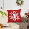 Christmas Decorative Throw Pillow Covers 16x16 Inch Set Of 4 Christmas