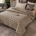 Thick velvet Bed cover quilted Bedspread on the bed plaid summer quilt