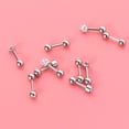 thumbnail image 2 of KONTONTY 5 Pairs Earring Set Barbell Earrings For Women Helix Piercing Jewelry, 2 of 8