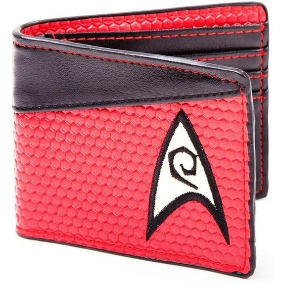 Star Trek Original Series Engineering Logo Red Bi-Fold Wallet