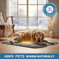 thumbnail image 2 of Thermal Reflection Pad for Dogs, 5-Layer Constant Temperature Keep Warmth System Self Heating Dog Mat Reflects Body Heat Washable Pet Pad Works on Any Surface, 2 of 7