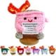 thumbnail image 1 of Muñeco de crochet inspirador hecho a mano con forma de basurero de apoyo emocional 2024, adorable muñeco de crochet con forma de basurero de apoyo emocional con tarjeta de aliento, regalo para mujeres, 1 of 7