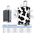 thumbnail image 4 of Susaid Milk Cow Print Elastic Washable Suitcase Cover with Hidden Zipper, Fits 18-32 Inch Luggage for Protection During Travel-Small, 4 of 7