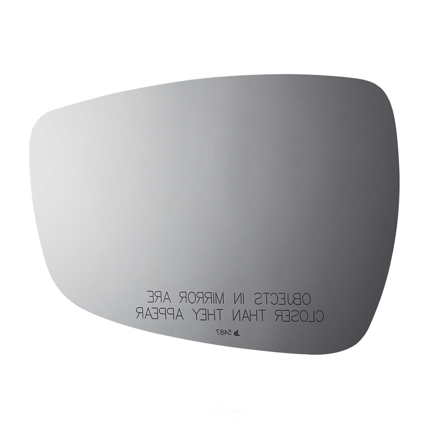 Burco Side View Mirror Replacement Glass - Clear Glass - 5487