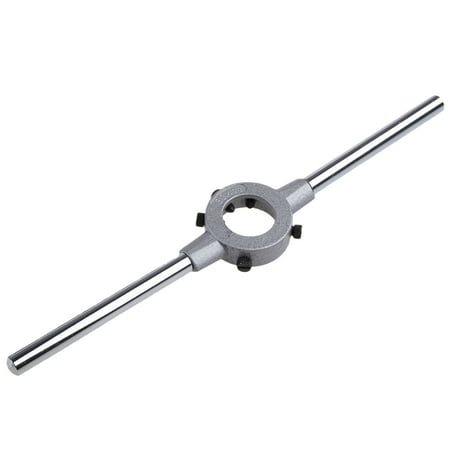 

JUNTEX German Style Die Stock Handle Wrench Carbon Steel Metric Round Die Holder 5 Size