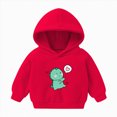 thumbnail image 2 of Gerichy Boys Girls Sweatshirts Dinosaur Hoodie Tops Toddler Casual Hoodies Long Sleeve Outdoor Outfit 12M-8T, 2 of 4