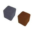thumbnail image 1 of DOLITY 2 pcs Foot Stool Slipcover Ottoman Rectangle Footstool Cover, 1 of 9