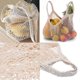 thumbnail image 3 of Bolsa de malla de algodón reutilizable, bolsa de la compra, bolsa de cuerda de algodón, bolsa de malla, tienda, 3 of 5
